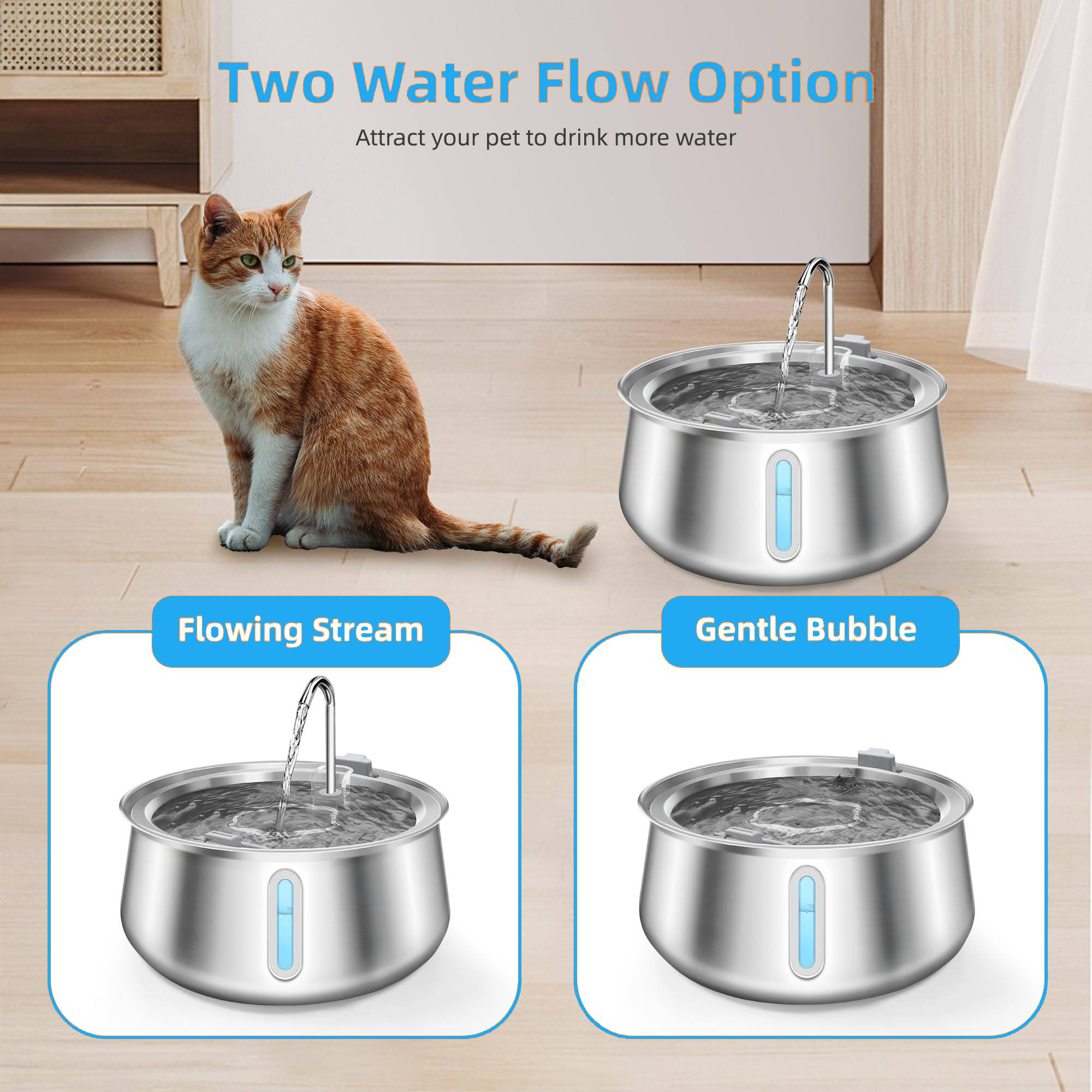 MrFounty SmartFlow Automatic Pet Fountain